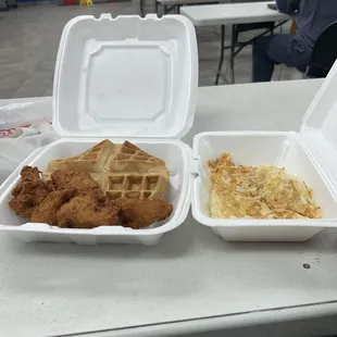 After being told they don't serve a waffle breakfast. You see in an earlier post I have gotten a waffle breakfast from this location.