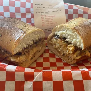 Teriyaki Chicken Grinder