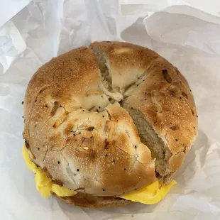 Sausage, egg, and cheese breakfast burrito - I ate it too fast to show the middle