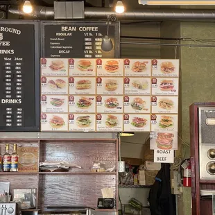 menus and prices