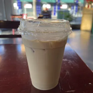 iced coffee with cream