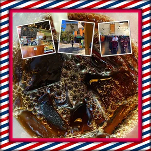 Montage of images from Royal Grounds Coffee House