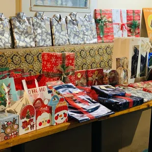 a variety of christmas presents