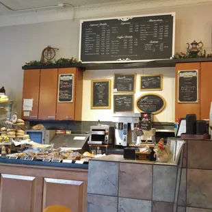 Counter and barista area