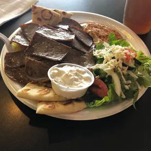 Gyro Plate large - looks better than their advertisements