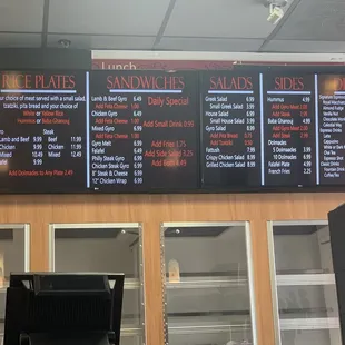 Updated menu. 7-17-19