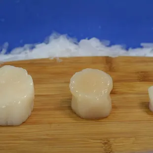 Scallops in all shapes and sizes. East Coast, Hokkaido, Peruvian Bay