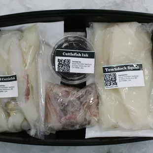 Theme: Cuttlefish and Squid with Cuttlefish Ink accompaniment