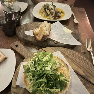 Short rib pasta and chicken pot pie. Both were delicious!!