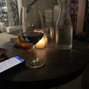 Glass of wine