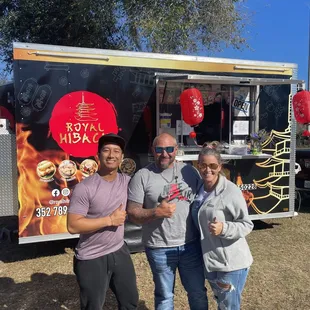Jason &amp; Liza drove an hour from Plant City. amazing support!!
