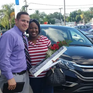 Bought a new SUV with Alex Tuller and Anthony Hall at Royal Honda in Metairie, LA. One week in and still loving my new ride!