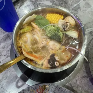 Tom Yum broth Hot Pot