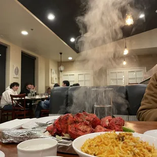 Check out that steam! You can almost hear the sizzle