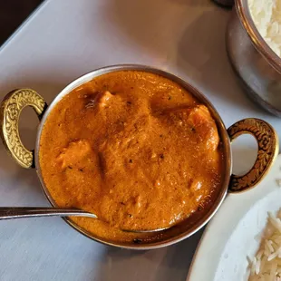 Chicken Tikka masala (lunch portion)