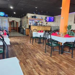 No buffet. Cleaner brighter interior.