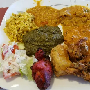 Lots of variety at the buffet.