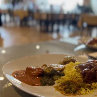 Lunch buffet. Nice food.