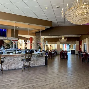 Beautiful dining area.