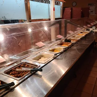 vegetarian dishes on their buffet menu