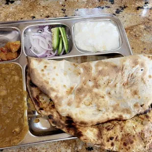 Amritsari Kulcha Thali