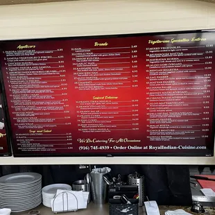 more menu to choose from