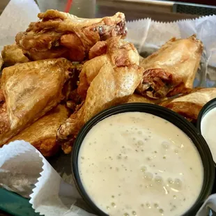 Crispy bone in wings