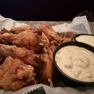 Excellent crispy wings