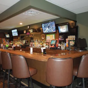 seating and bar area