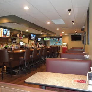 seating and bar area