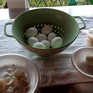 A little of everything for breakfast and snacks