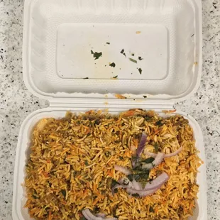 chicken tikka biryani