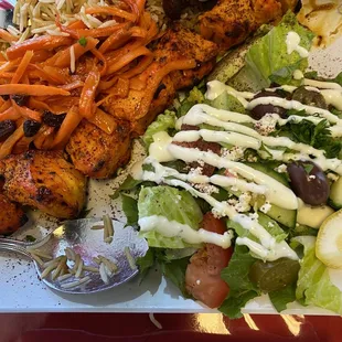 Chicken Kabob with Kabuli Rice