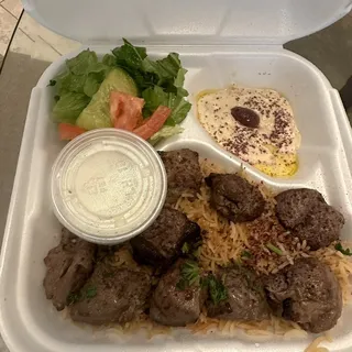 Lamb Kabob Plate