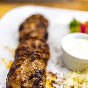Kofte Kebab Plate ($18)