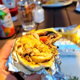 Inside Combo Gyro Wrap