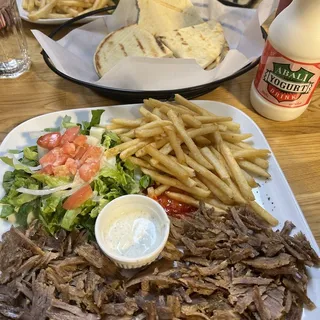 25. Lamb Beef Gyros Plate