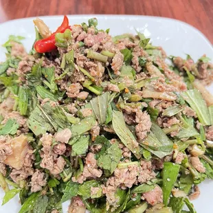 Beef larb