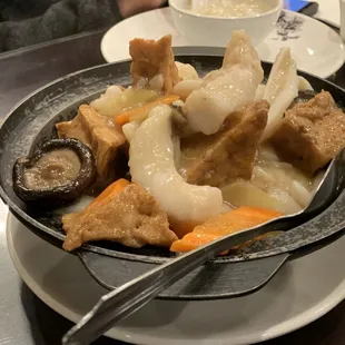 Seafood Tofu Hot Pot