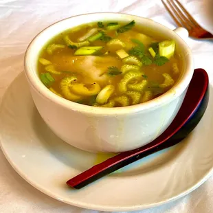 Chicken Momo Soup