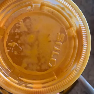 Unknown yellow sauce.