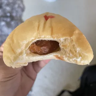 Baked Portuguese Sausage Bun - mehh