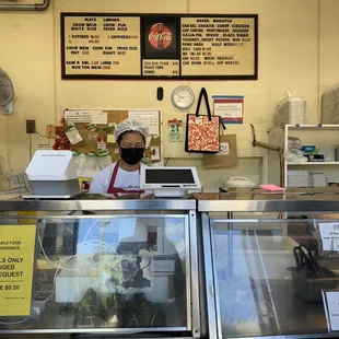 Menu board, as of 11/24/2023