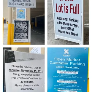 Parking info when parking in the back for Royal kitchen.