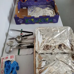 Pre ordered chow mein and chicken stir fry. They close at 2pm so this is going into food warmers in the Keauhou kitchen.