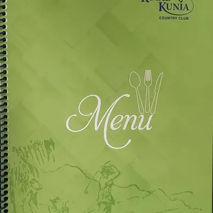 Restaurant menu (1 of 12) as of 12/17/2023