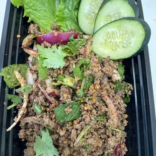Larb beef