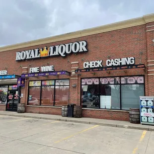 the front of the store