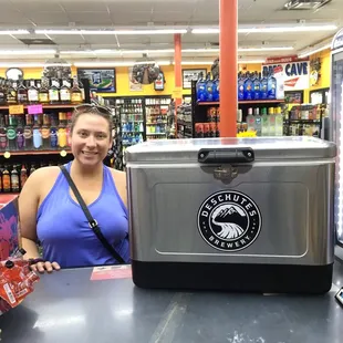 Rachel was the deschutes cooler winner !!!!
