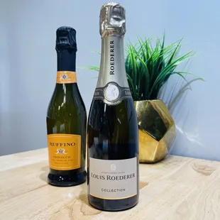 Celebrating? We have Sparking wines and Premium Champaign by 1/2bottles!